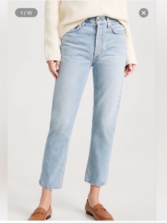 Citizens Of Humanity Denim - Citizens Of Humanity Light Blue Straight Leg Jeans